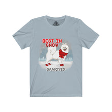 Load image into Gallery viewer, Samoyed Best In Snow Unisex Jersey Short Sleeve Tee