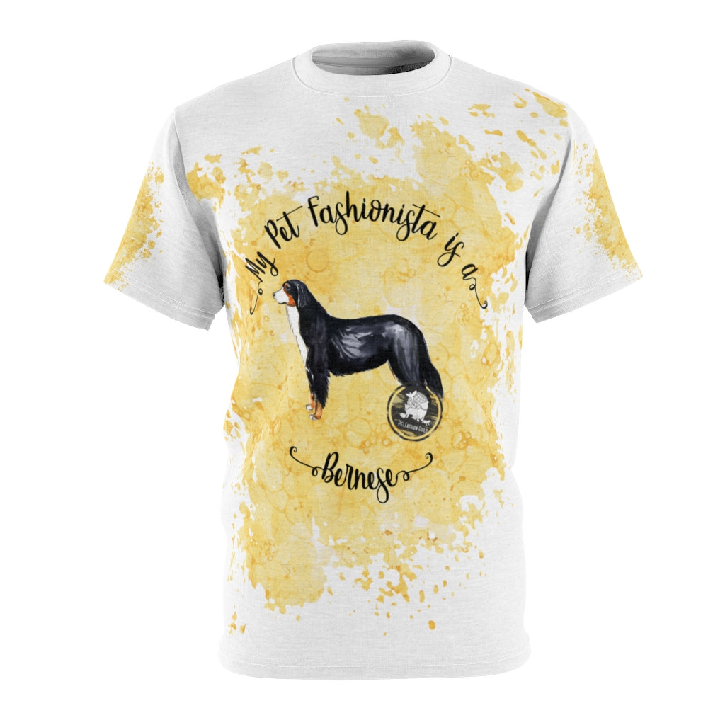 Bernese Mountain Dog Pet Fashionista All Over Print Shirt