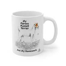 Load image into Gallery viewer, My Parson Russell Terrier Ate My Homework Mug