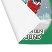 Load image into Gallery viewer, Norwegian Elkhound Best In Snow Placemat