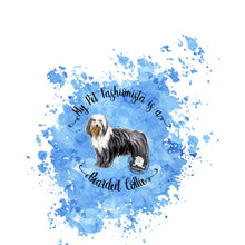 Load image into Gallery viewer, Bearded Collie Pet Fashionista Duvet Cover