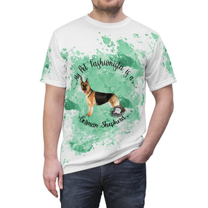 German Shepherd Pet Fashionista All Over Print Shirt