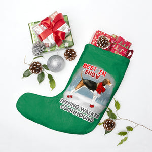 Treeing Walker Coonhound Best In Snow Christmas Stockings