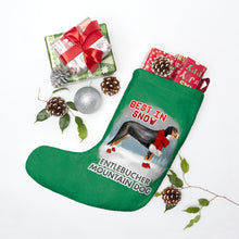 Load image into Gallery viewer, Entlebucher Mountain Dog Best In Snow Christmas Stockings