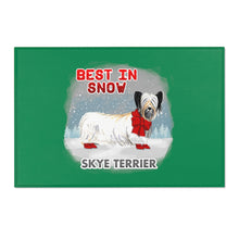 Load image into Gallery viewer, Skye Terrier Best In Snow Area Rug
