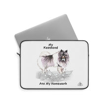 Load image into Gallery viewer, My Keeshond Ate My Homework Laptop Sleeve