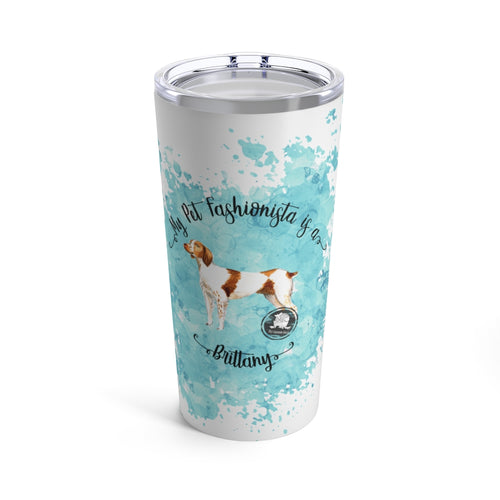 Brittany Pet Fashionista Tumbler