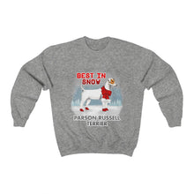 Load image into Gallery viewer, Parson Russell Terrier Best In Snow Heavy Blend™ Crewneck Sweatshirt