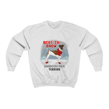 Load image into Gallery viewer, Smooth Fox Terrier Best In Snow Heavy Blend™ Crewneck Sweatshirt