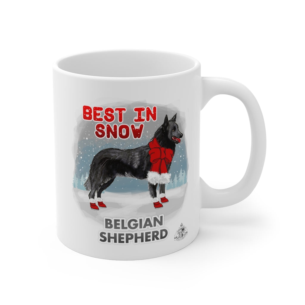 Belgian Shepherd Best In Snow Mug
