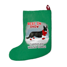 Load image into Gallery viewer, Cardigan Welsh Corgi Best In Snow Christmas Stockings
