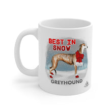 Load image into Gallery viewer, Greyhound Best In Snow Mug