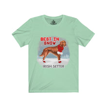 Load image into Gallery viewer, Irish Setter Best In Snow Unisex Jersey Short Sleeve Tee