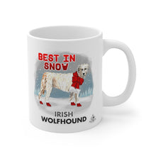 Load image into Gallery viewer, Irish Wolfhound Best In Snow Mug