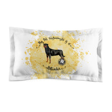 Load image into Gallery viewer, Rottweiler Pet Fashionista Pillow Sham