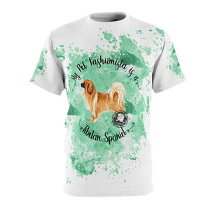 Tibetan Spaniel Pet Fashionista All Over Print Shirt