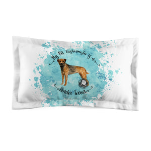 Border Terrier Fashionista Pillow Sham