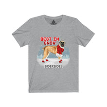Load image into Gallery viewer, Boerboel Best In Snow Unisex Jersey Short Sleeve Tee