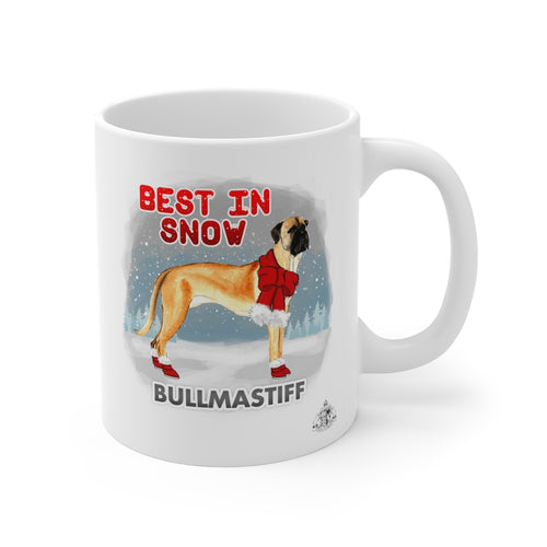 Bullmastiff Best In Snow Mug
