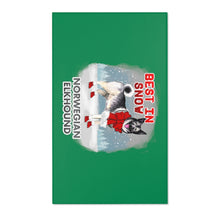 Load image into Gallery viewer, Norwegian Elkhound Best In Snow Area Rug