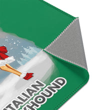 Load image into Gallery viewer, Italian Greyhound Best In Snow Area Rug