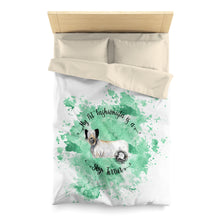 Load image into Gallery viewer, Skye Terrier Pet Fashionista Duvet Cover