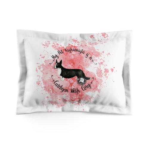 Cardigan Welsh Corgi Pet Fashionista Pillow Sham