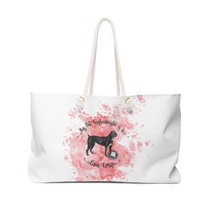Cane Corso Pet Fashionista Weekender Bag