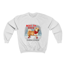 Load image into Gallery viewer, Chow Chow Best In Snow Heavy Blend™ Crewneck Sweatshirt
