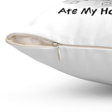 Load image into Gallery viewer, My Cesky Terrier Ate My Homework Square Pillow