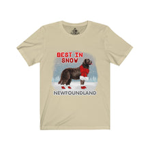 Load image into Gallery viewer, Newfoundland Best In Snow Unisex Jersey Short Sleeve Tee