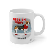 Load image into Gallery viewer, Beagle Best In Snow Mug