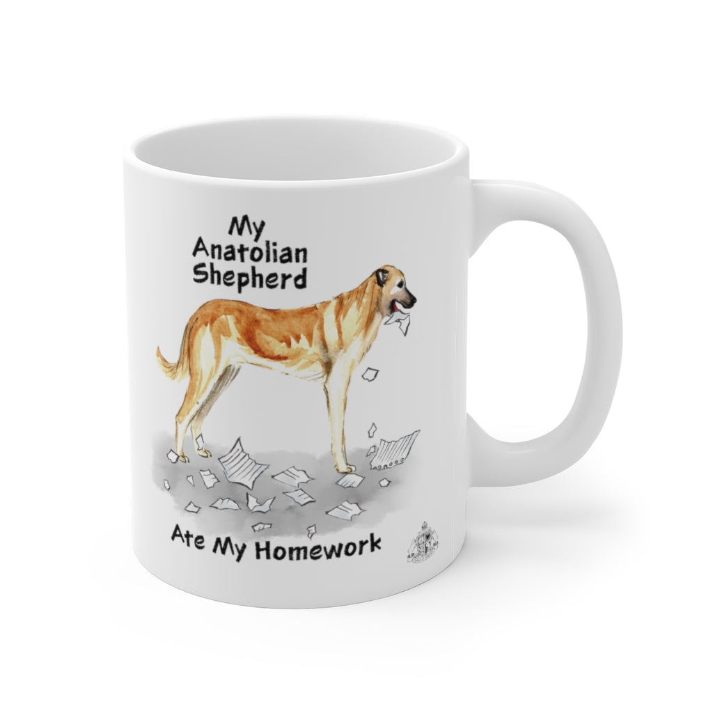 My Anatolian Shepherd Dog Ate My Homework Mug