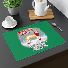 Load image into Gallery viewer, Portuguese Podengo Pequeno Best In Snow Placemat