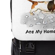 Load image into Gallery viewer, My Basset Hound Ate My Homework Backpack