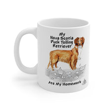 Load image into Gallery viewer, My Nova Scotia Duck Tolling Retriever Ate My Homework Mug