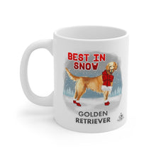 Load image into Gallery viewer, Golden Retriever Best In Snow Mug