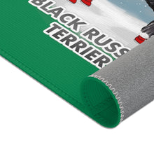 Load image into Gallery viewer, Black Russian Terrier Best In Snow Area Rug
