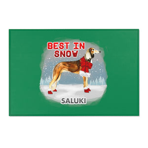 Saluki Best In Snow Area Rug