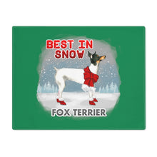 Load image into Gallery viewer, Fox Terrier Best In Snow Placemat