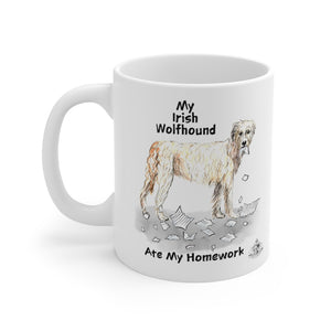 My Irish Wolfhound Ate My Homework Mug