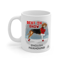 Load image into Gallery viewer, English Foxhound Best In Snow Mug