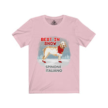 Load image into Gallery viewer, Spinone Italiano Best In Snow Unisex Jersey Short Sleeve Tee