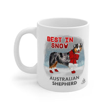 Load image into Gallery viewer, Australian Shepherd Best In Snow Mug