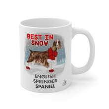 Load image into Gallery viewer, English Springer Spaniel Best In Snow Mug