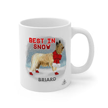 Load image into Gallery viewer, Briard Best In Snow Mug