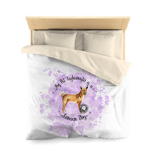 Load image into Gallery viewer, Canaan Dog Pet Fashionista Duvet Cover