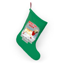 Load image into Gallery viewer, Glen of Imaal Terrier Best In Snow Christmas Stockings