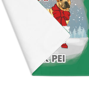 Shar Pei Best In Snow Placemat