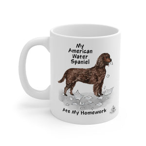 My American Water Spaniel Ate My Homework Mug